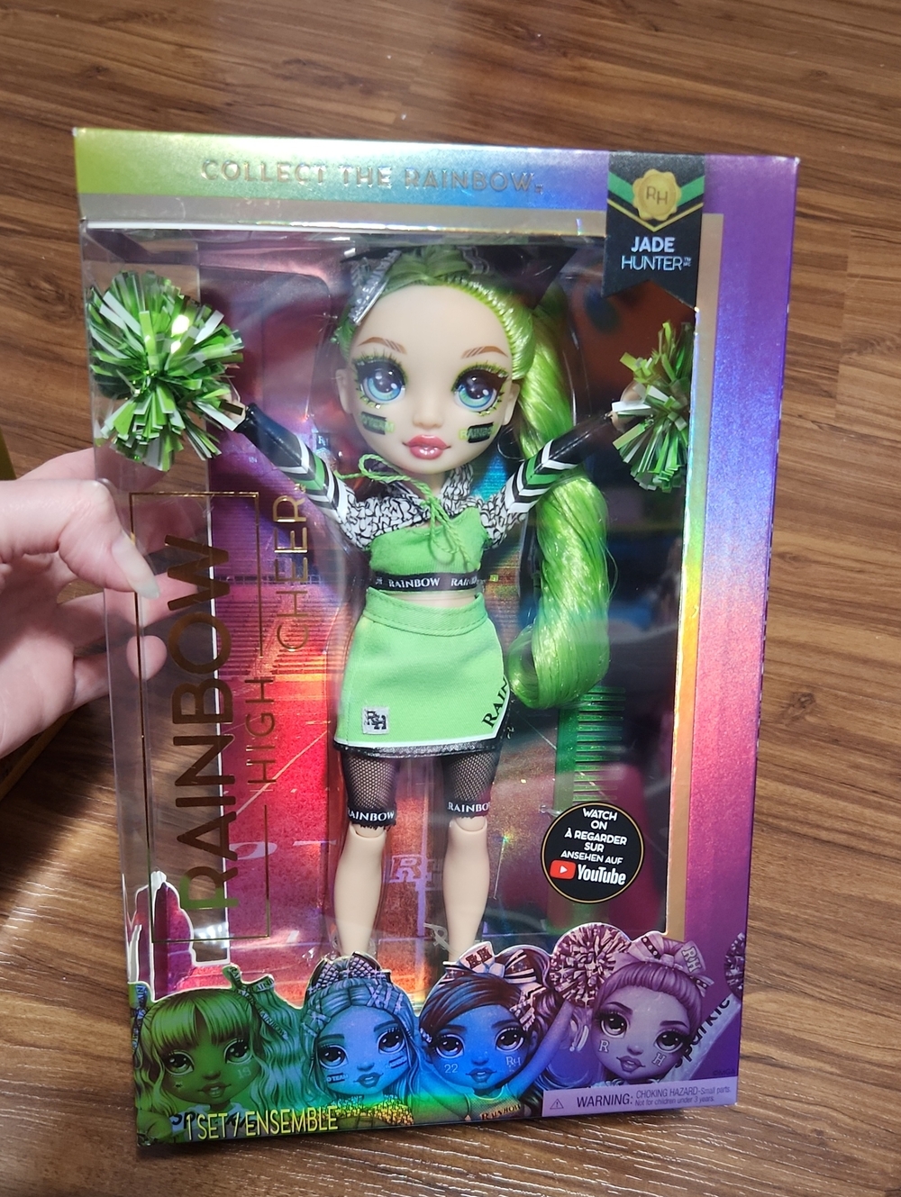 Rainbow High Cheer Jade Hunter Doll
